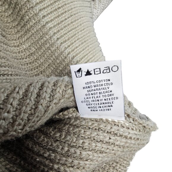 Aime Leon Dore Mens Washed Knit Long Sleeve Sweater, Cotton,Quiet Luxury, Size L - Picture 7 of 10